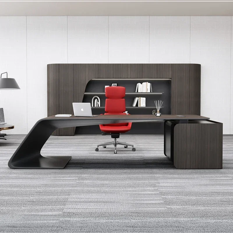 Desk Setup Corner - Ästhetischer Bürotisch, Studier-Setup-Zubehör, Sitzgelegenheiten, Eckbüroschreibtische für