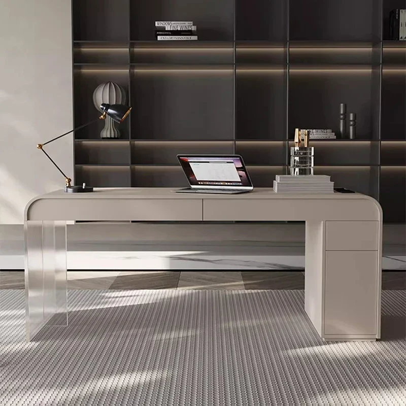 Desk Setup Corner - Minimalistischer Chefschreibtisch für das Arbeitszimmer –