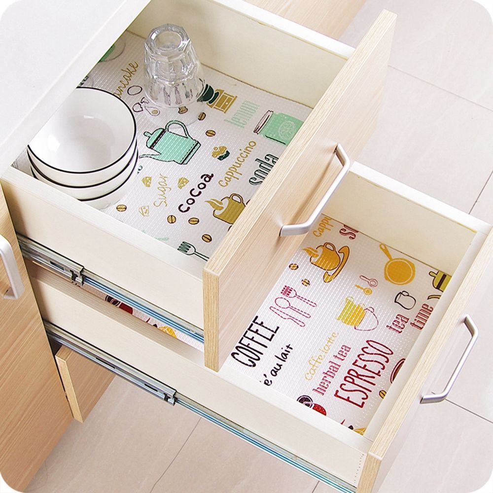 Desk Setup Shelves - Ölbeständiges Küchenzubehör, Schubladenmatte, Regaleinlagen, Schrank, Schublade,