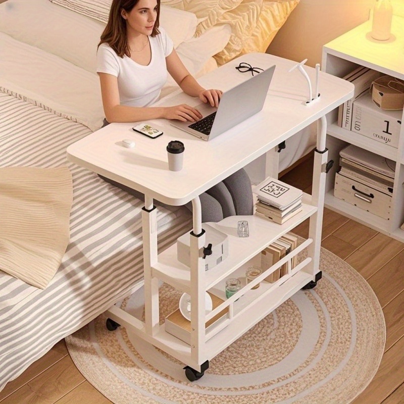 Desk Setup Shelves - Multifunktionaler Klapptisch mit Rollen, Höhenverstellbar und