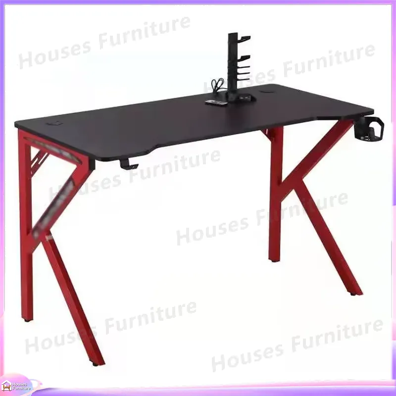 Desk Setup Corner - 90cm Gaming-Schreibtisch mit Rollen Retro Arcade