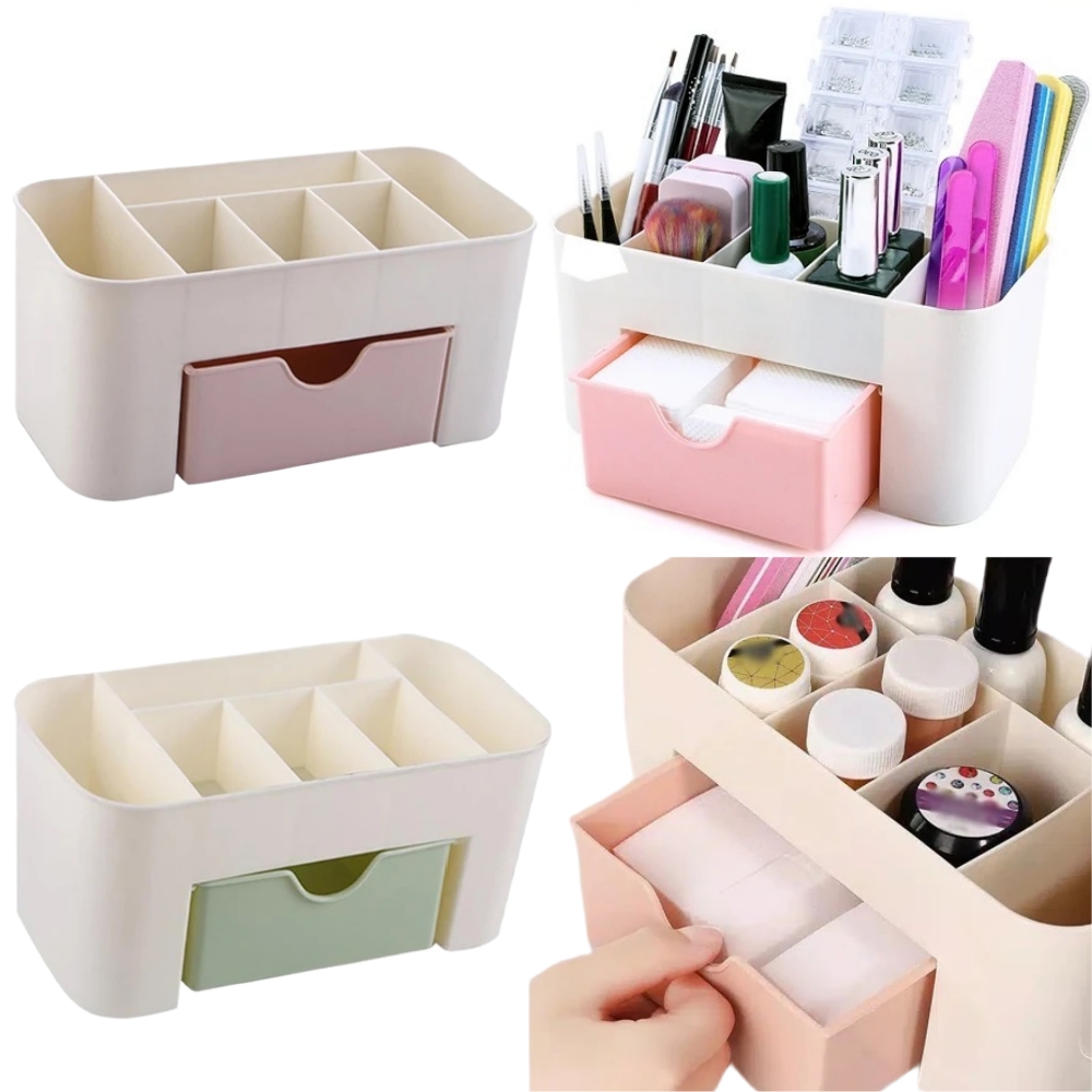 Desk Setup Shelves - Nail Art Organizer Desktop Schublade Kosmetik
