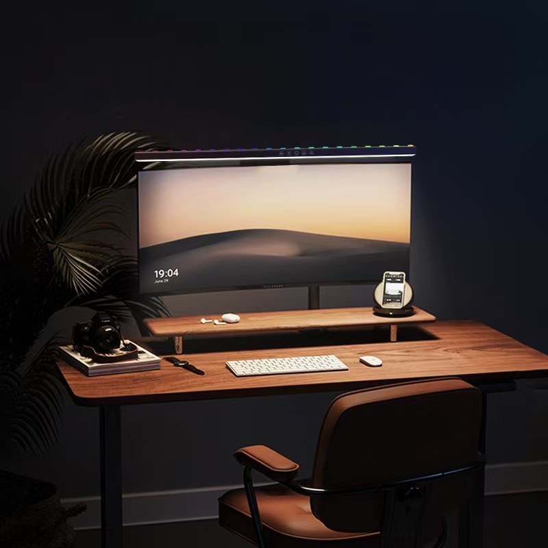 Augenfreundliche LED-Monitorle – Desk Setup Gaming And Work Bewertung und Preis