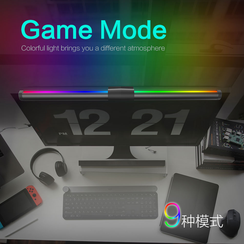 Augenfreundliche LED-Monitorle – Desk Setup Gaming And Work Bewertung und Preis