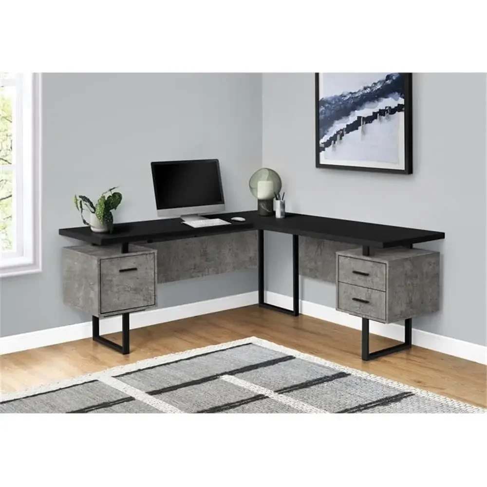 L-förmiger 70-Zoll-Computertis – Desk Setup Home Office Bewertung und Preis