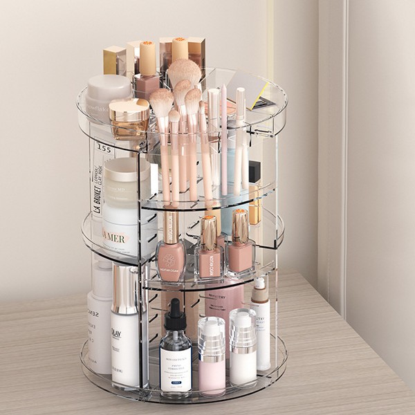 360-Grad drehbares Kosmetik-Au – Desk Setup Shelves Bewertung und Preis