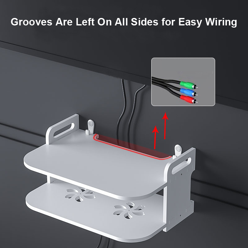 Wandmontiertes Router-Kabel-Or – Desk Setup Shelves Bewertung und Preis