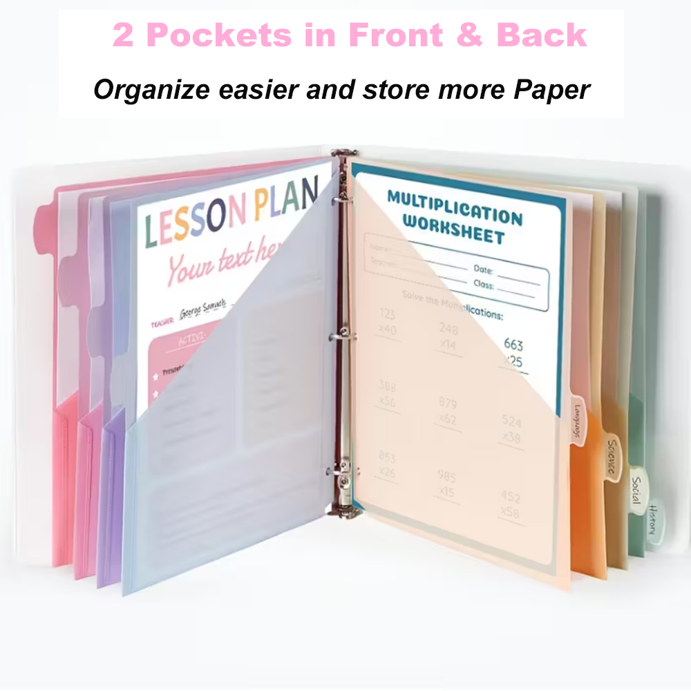 8 Stück Trennblätter für 3-Rin – Ring Binder Box Bewertung und Preis