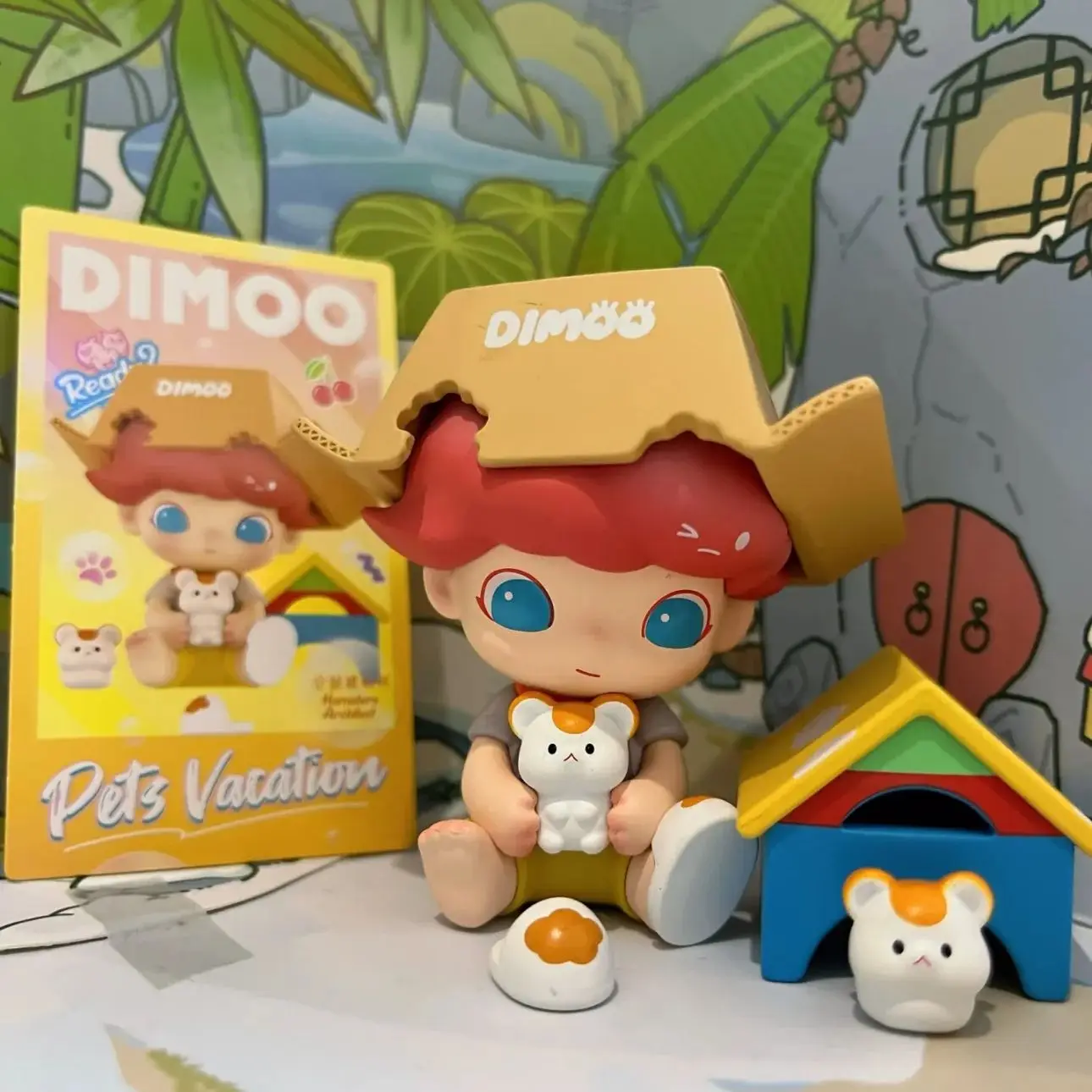 Popmart Dimoo Pet Urlaub Serie – Desk Setup Kawaii Bewertung und Preis