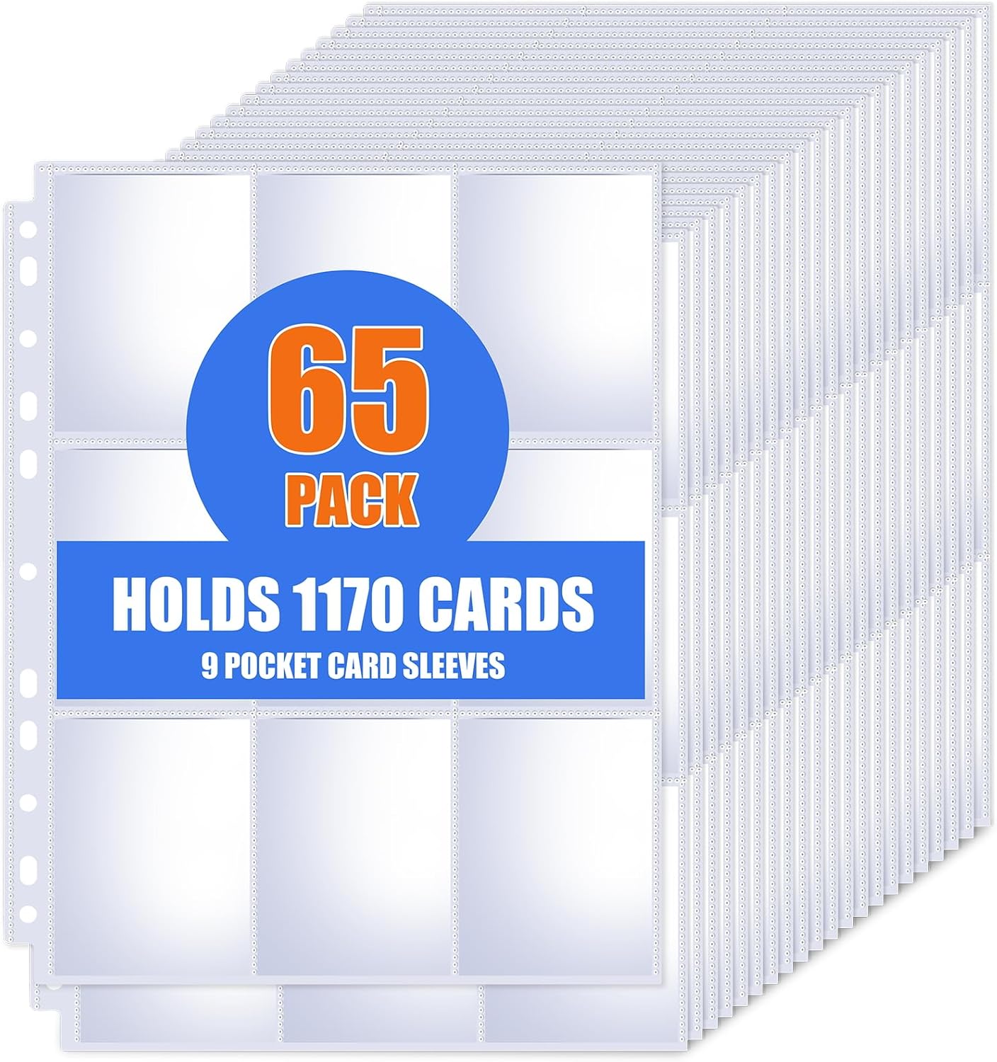 65er-Pack 9-Taschen-Kartenhüll – Ring Binder Box Bewertung und Preis