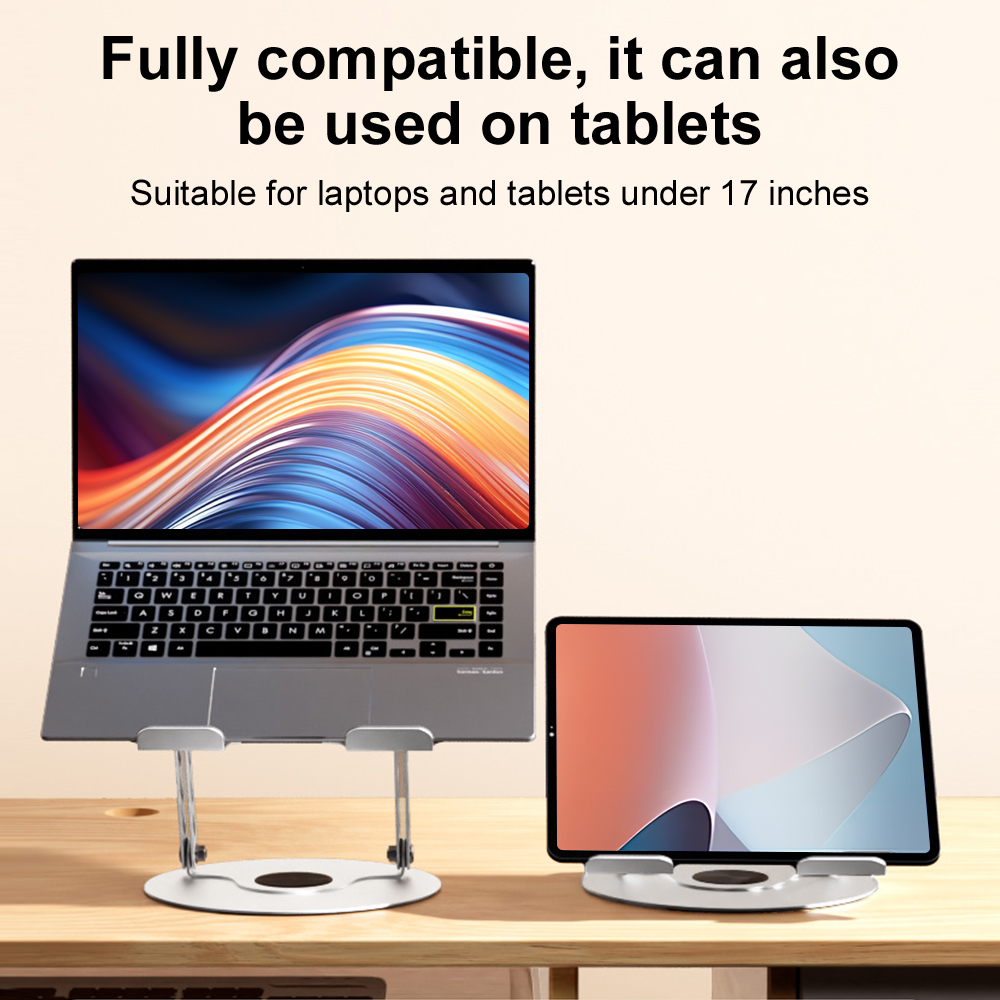 360 °   Drehbarer Laptop-Ständ – Desk Setup Home Office Bewertung und Preis
