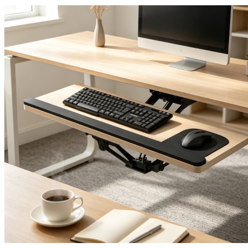 Tastaturablage unter dem Schre – Desk Setup Home Office Bewertung und Preis