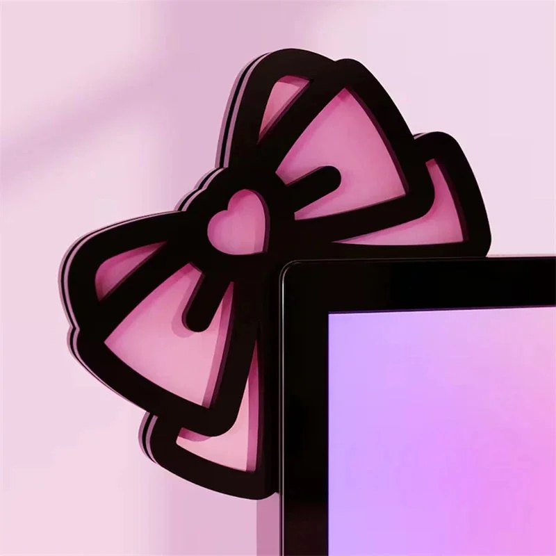 Kawaii rosa Acryl Schleife Mon – Desk Setup Home Office Bewertung und Preis