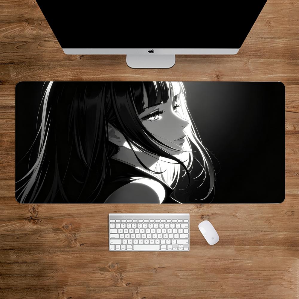 Dunkles Anime-Mädchen Mauspad  – Desk Setup Gaming And Work Bewertung und Preis