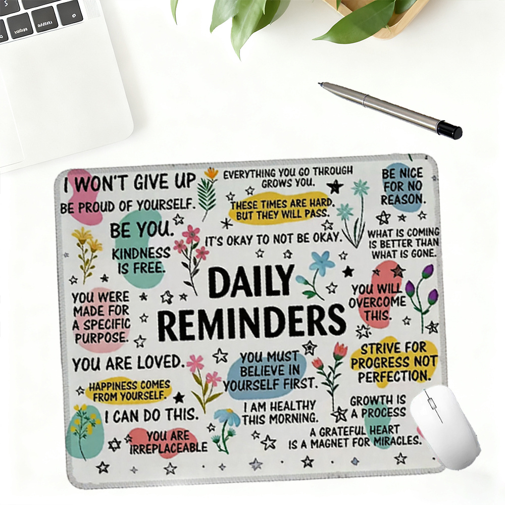 Stilvolles Affirmations-Mauspa – Desk Setup Gaming And Work Bewertung und Preis