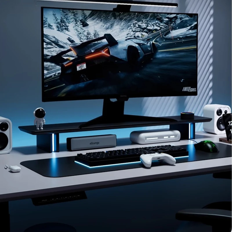 RGB-Monitorständer Ergonomisch – Desk Setup For 2 Laptops Bewertung und Preis