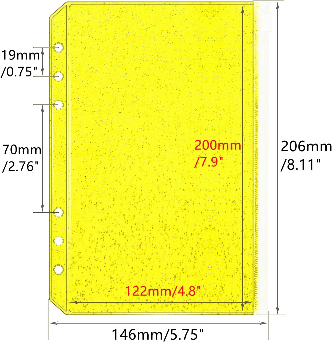 Neue A5/A6 Reißverschlusstasch – Ring Binder Box Bewertung und Preis