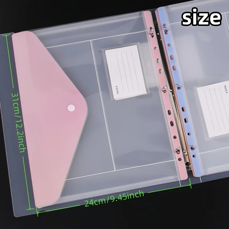 6 erweiterbare Einsteckfächer  – Ring Binder Box Bewertung und Preis