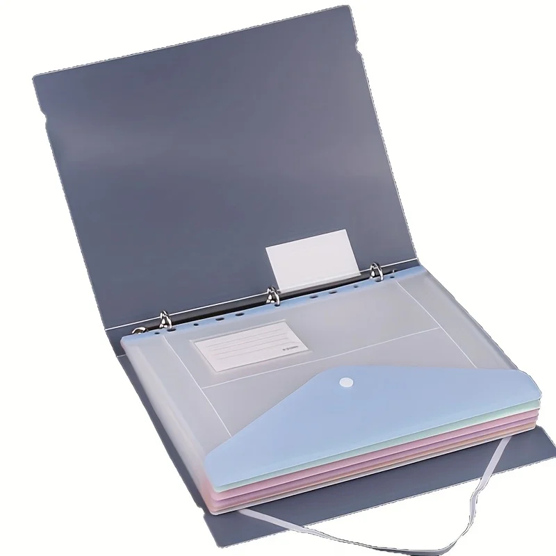 6 erweiterbare Einsteckfächer  – Ring Binder Box Bewertung und Preis