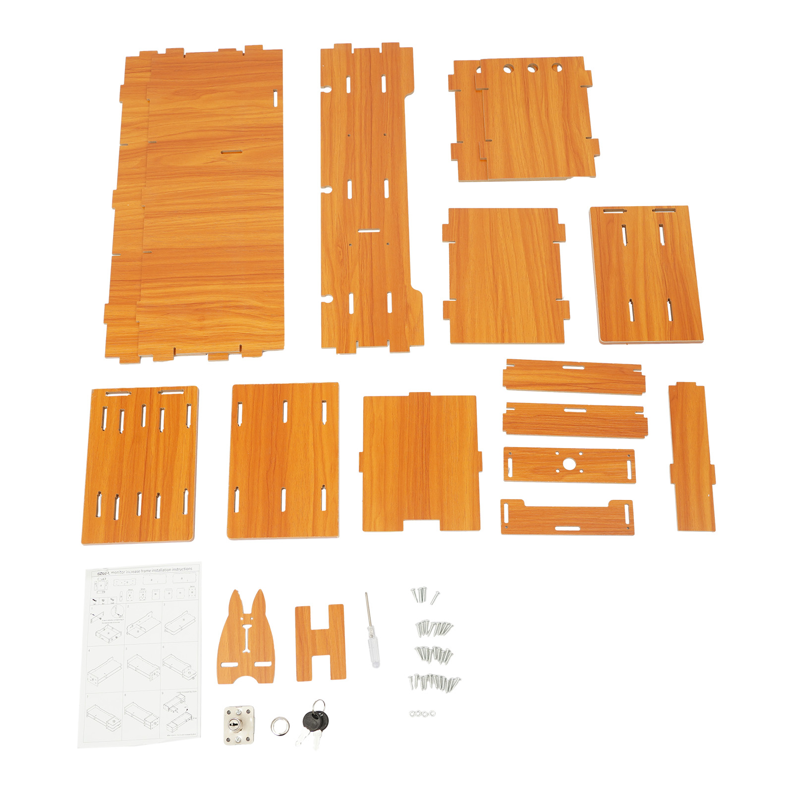 Ergonomischer MDF-Monitorständ – Desk Setup Home Office Bewertung und Preis