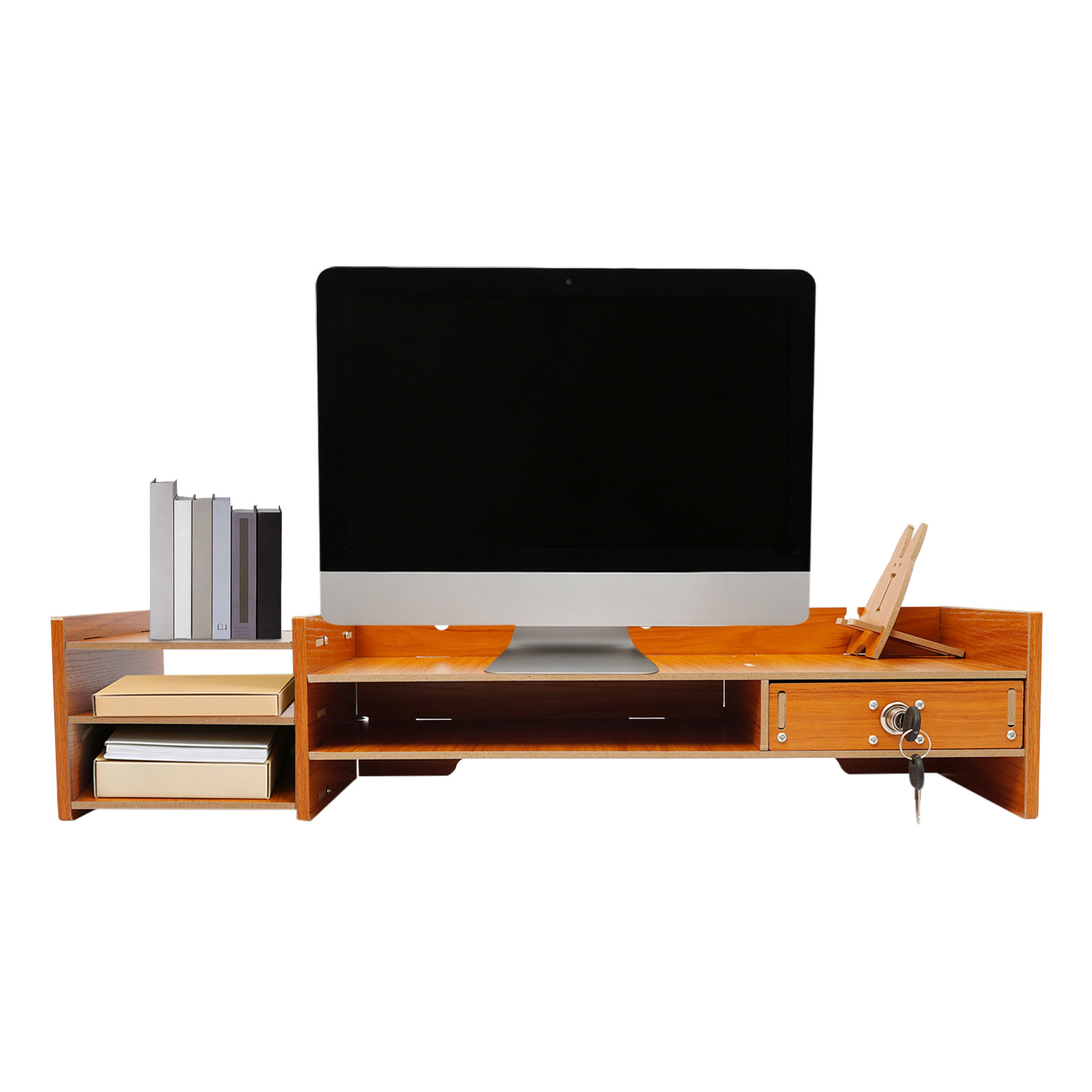 Ergonomischer MDF-Monitorständ – Desk Setup Home Office Bewertung und Preis