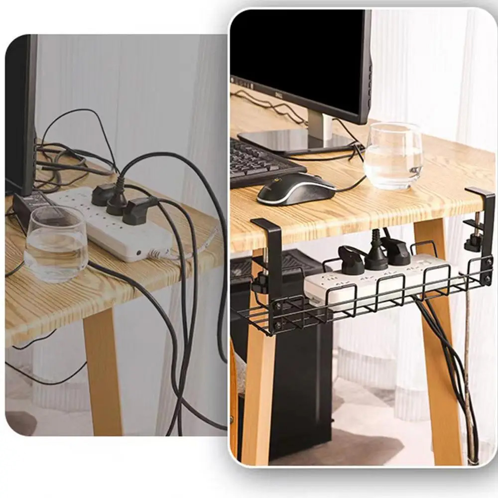 Kabelmanagement-Box unter dem  – Desk Setup Shelves Bewertung und Preis