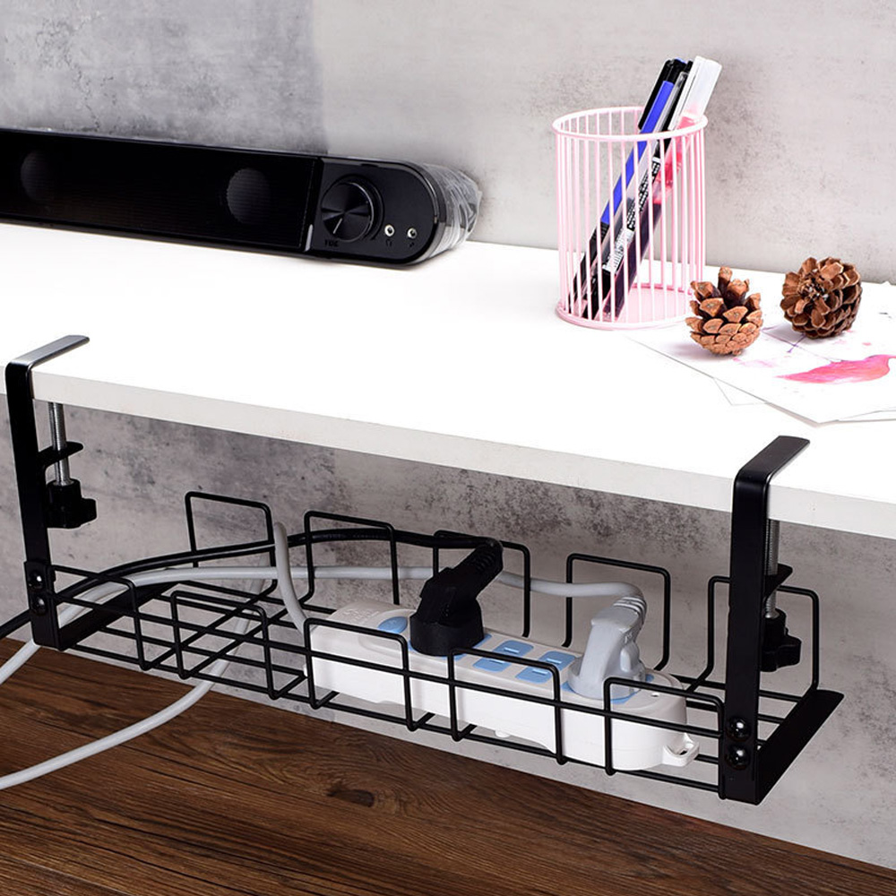 Kabelmanagement-Box unter dem  – Desk Setup Shelves Bewertung und Preis